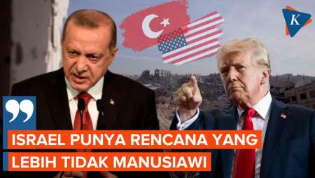 Erdogan Tolak Rencana Trump Relokasi Warga Palestina dari Gaza