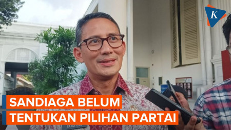 Sandiaga Mengaku Belum Tentukan Partai untuk Berlabuh