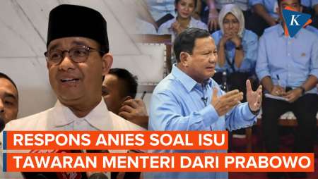 Soal Isu Ditawari Kursi Menteri oleh Prabowo, Anies: Tanyakan Bulan-bulan Berikutnya