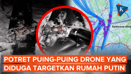 Penampakan Drone Yang Digunakan Untuk Serang Rumah Putin