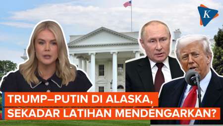Gedung Putih Bocorkan Pertemuan Trump–Putin, Sebut  Hanya Latihan Mendengar