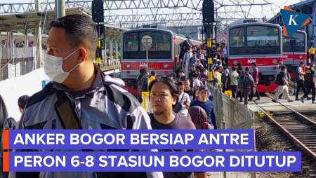 Anak Kereta Bogor Jangan Kaget, Ada Penutupan Tiga Peron Stasiun Bogor