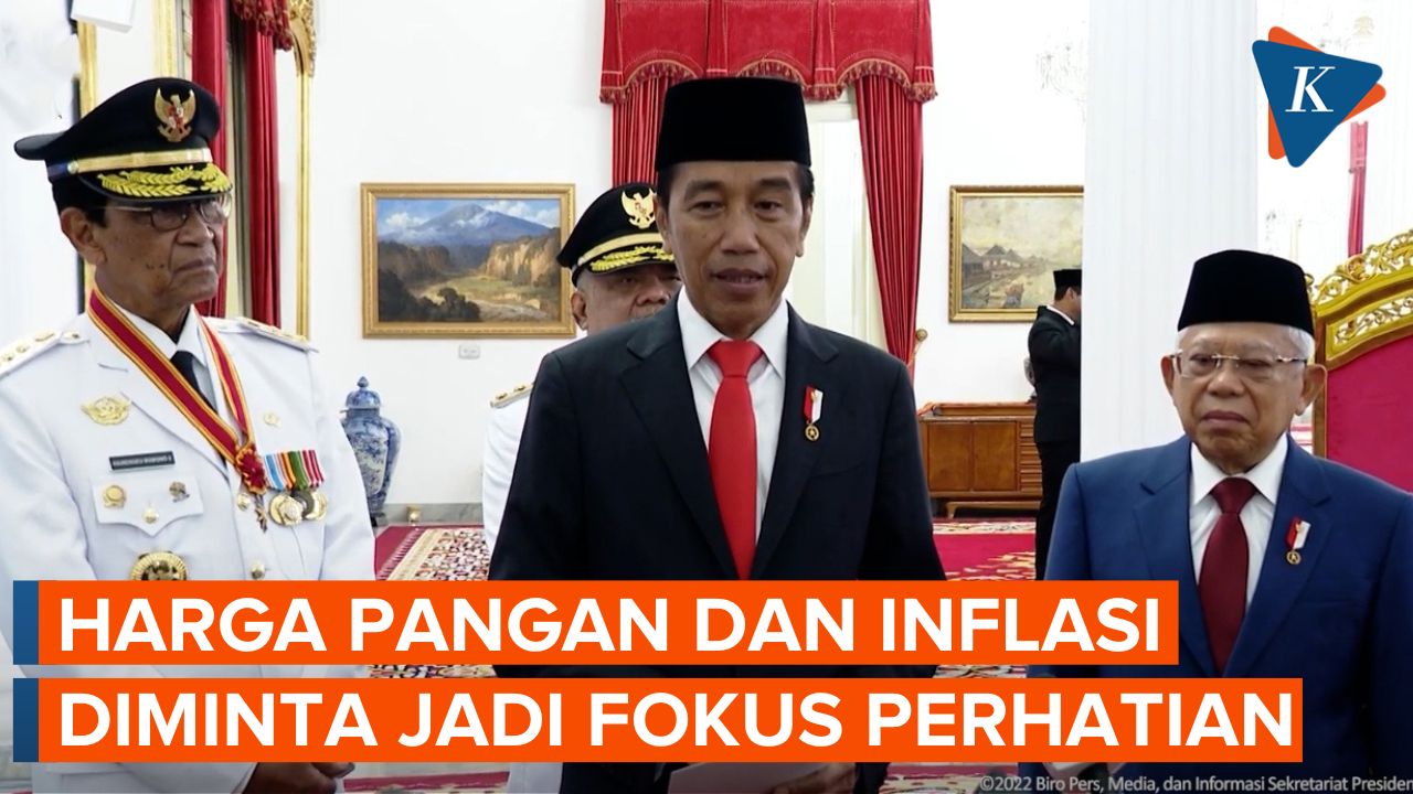Jokowi Minta Sri Sultan Fokus pada Penanganan Inflasi dan Harga Pangan