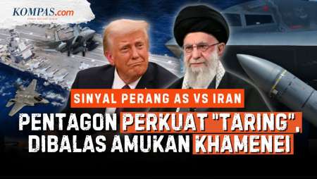 Sinyal Perang AS Vs Iran: Pentagon Pamer Kekuatan, Dibalas Ancaman Khamenei