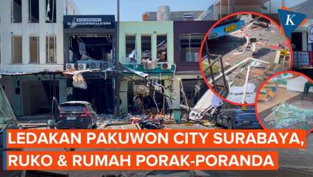 Penampakan Pakuwon City San Antonio Surabaya usai Ledakan Besar