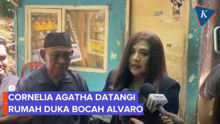 Cornelia Agatha Datangi Rumah Duka Alvaro, Bocah yang Sempat Hilang 9 Bulan