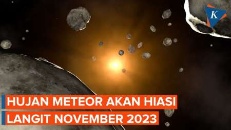 Fenomena 2 Hujan Meteor di Langit November 2023