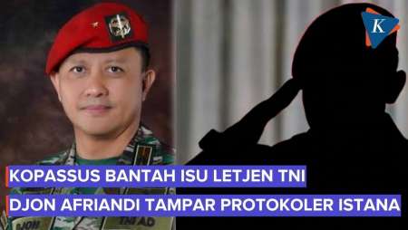 Kopassus Sebut Info Viral Pangkopassus Tampar Protokoler Istana Hoaks