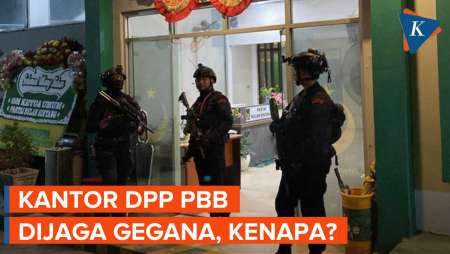 Gegana Malam-malam Jaga Kantor DPP PBB, Ada Apa?