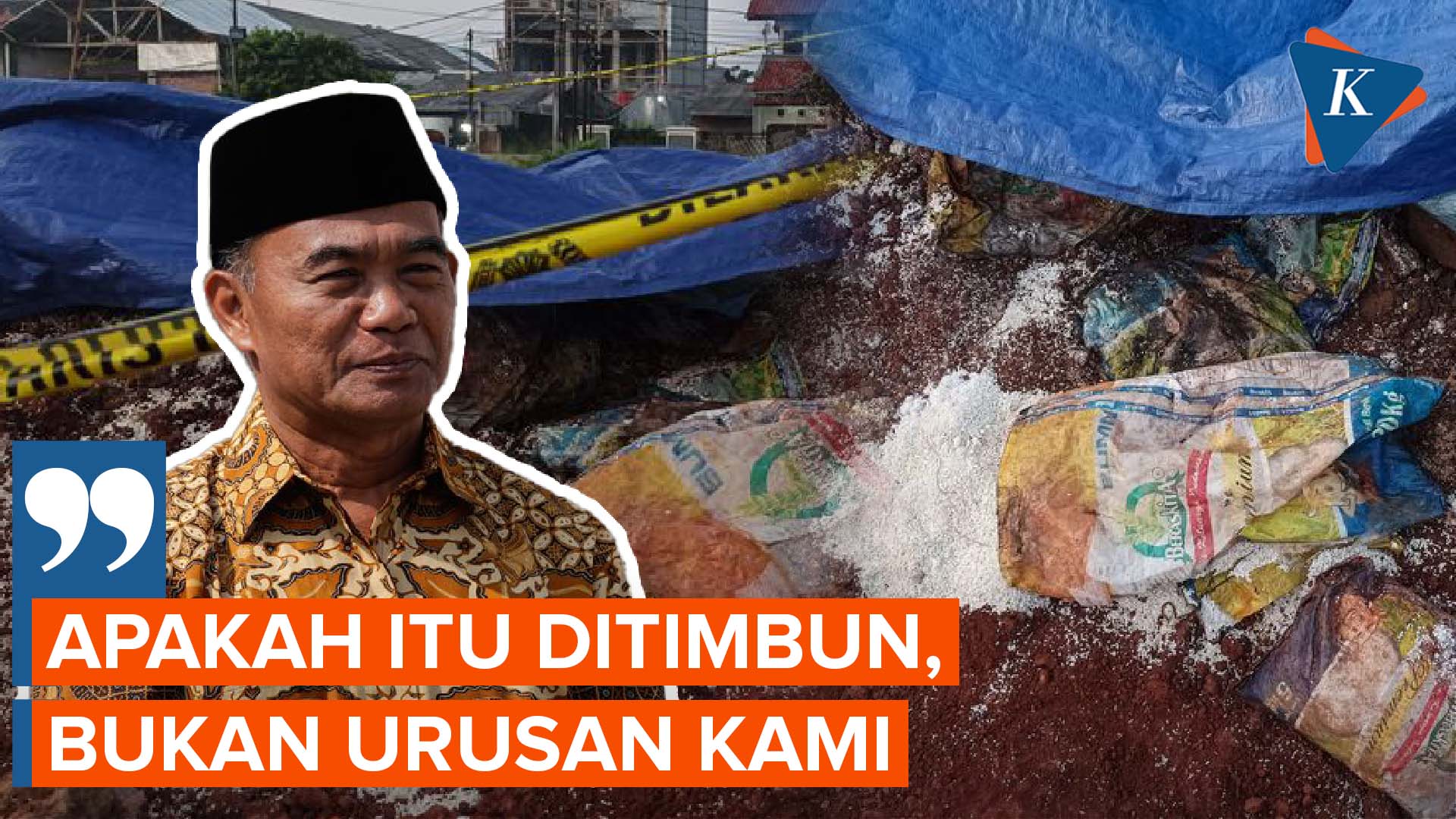 Bansos Presiden Dikubur di Depok, Menko PMK Lepas Tangan