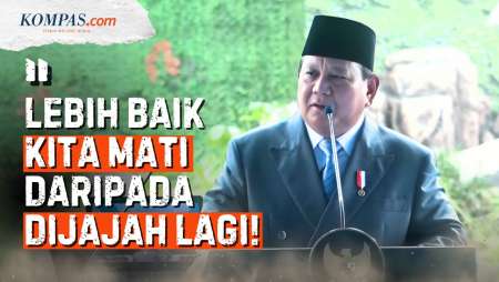 [FULL] Pidato Prabowo Singgung Penjajahan Belanda, Sebut 