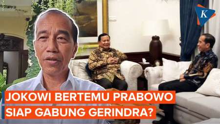 Blak-Blakan! Jokowi Buka Isi Pembicaraan Saat Bertemu Prabowo, Mau Gabung Gerindra?