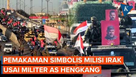 Pasukan AS Hengkang, Irak Gelar Pemakaman Simbolis Untuk Milisi PMF Yang Tewas