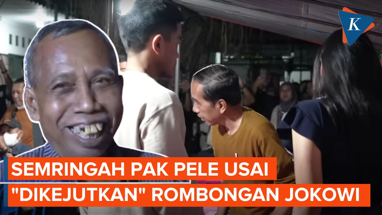 Pak Pele Tak Menyangka Jokowi dan Rombongan Mampir Menikmati Hidangannya