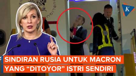 Rusia Ikut-ikutan Komentari Video Macron “Ditoyor” Istri, Apa Katanya?