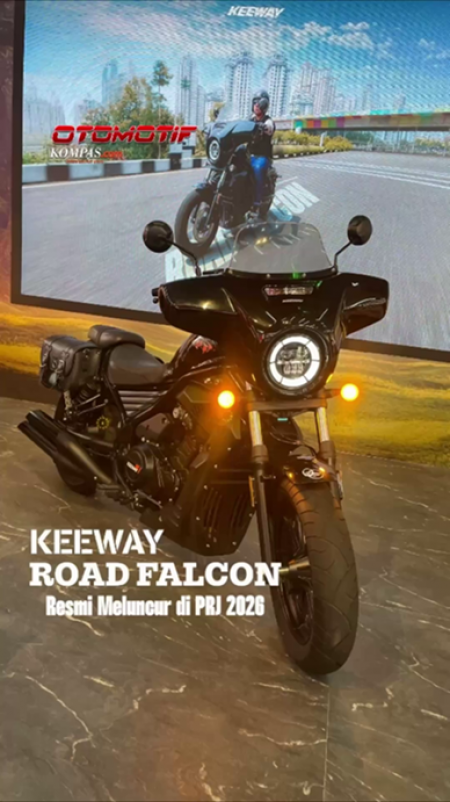 Keeway Road Falcon Meluncur di JFK 2026, Cruiser Harga Rp 57 Jutaan