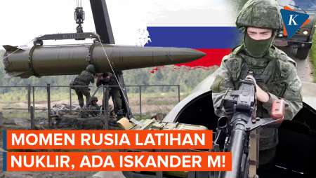 Momen Rusia Pamer Latihan Nuklir, Libatkan Rudal Iskander!