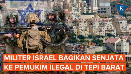 Israel Bagi-bagi Senjata ke Pemukim Ilegal Tepi Barat yang Berkonflik dengan Warga Palestina
