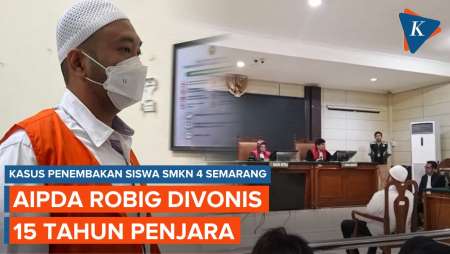 Aipda Robig Penembak Gamma hingga Tewas Divonis 15 Tahun Penjara