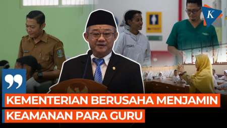 Upacara Hari Guru, Mendikdasmen Pastikan Guru Tidak Menjadi Terpidana