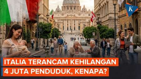 Italia Bakal Kehilangan 4 Juta Penduduknya, Ada Apa?