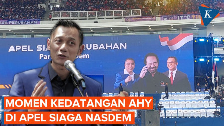 AHY Hadiri Apel Siaga Perubahan Partai Nasdem, Beri Pesan Koalisi Solid