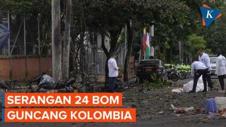 Mencekam! Kolombia Diguncang Rentetan Serangan 24 Bom, 7 Orang Tewas