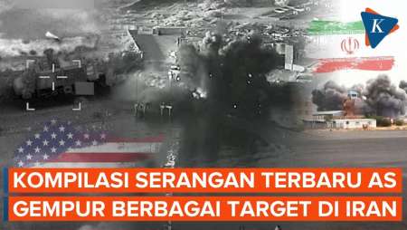 Kompilasi Serangan Terbaru AS Ke Iran, Drone Laut Hantam Kapal Selam Di Bandar Abbas!
