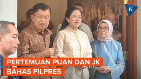 Didatangi Puan, JK Akui Bahas Pilpres hingga Berikan Saran Politik