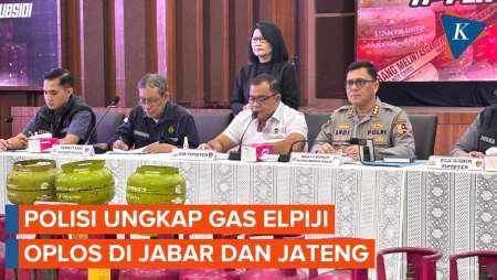 Polisi Ungkap Gas Elpiji Oplosan di Jabar dan Jateng