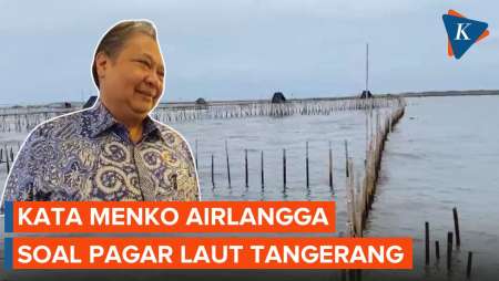 Menko Airlangga Sebut Pagar Laut Misterius di Tangerang Bukan Bagian PSN