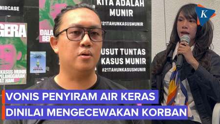 Vonis Prajurit TNI Penyiram Air Keras Dinilai Tak Adil