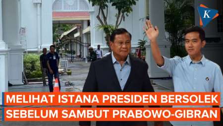 Potret Istana Kepresidenan Bersolek Sebelum Pelantikan Prabowo-Gibran