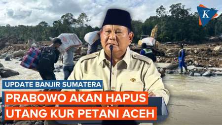 Presiden Prabowo Janji Hapus Utang KUR Petani Aceh Terdampak Banjir