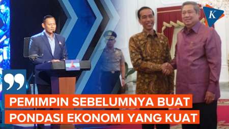 AHY: Kondisi Ekonomi Indonesia Stabil Berkat SBY dan Jokowi