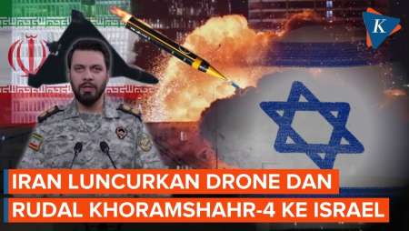 IRGC Luncurkan Drone Dan Rudal Khoramshahr-4 Berhulu Ledak 1 Ton