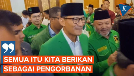 Sandiaga Uno Tak Hitung Biaya Politik untuk PPP, Anggap Sebagai Pengorbanan