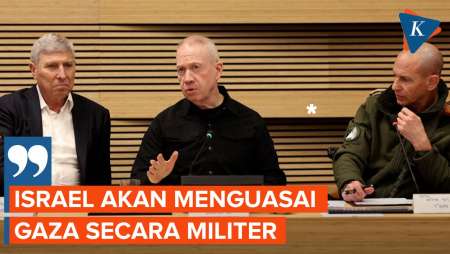 Menhan Israel: Kami Ingin Kendalikan Gaza Usai Perang Berakhir