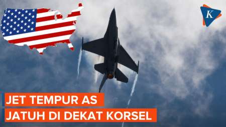 Lagi, Jet Tempur F-16 AS Jatuh di Lepas Pantai Korsel