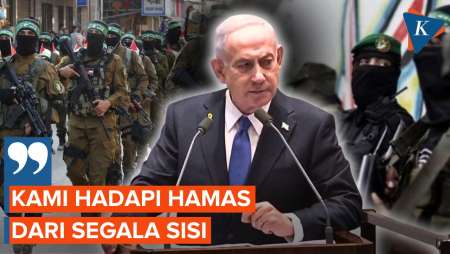 Israel Jatuhkan 153 Ton Bom Ke Gaza, Netanyahu: Kami Hadapi Hamas Dari Segala Sisi