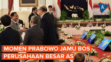 Prabowo Jamu Bos-bos Perusahaan Besar AS di Istana Kepresidenan