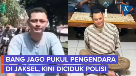 Bang Jago Pengemudi Ninja Pukul Pengendara Motor Di Jaksel, Akhirnya Masuk Bui