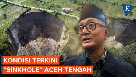 Kondisi Terkini Lubang Raksasa Di Aceh Tengah