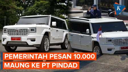 Pemerintah Pesan 10.000 Unit Maung ke Pindad, Targetkan 50 Persen Rampung dalam 100 Hari