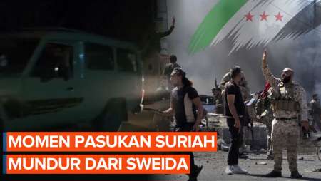 Penampakan Pasukan Suriah Ditarik dari Sweida Usai Bentrok Picu Serangan Israel