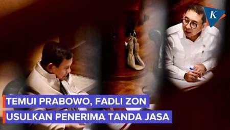 Fadli Zon Usul Prabowo Beri Tanda Jasa untuk 100 Tokoh