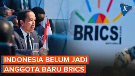 Jokowi Pastikan Indonesia Belum Bergabung Jadi Anggota BRICS