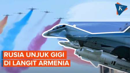 Militer Rusia Bermanuver, Pesawat Tempur Dan Alutsita Tampil Di Armenia