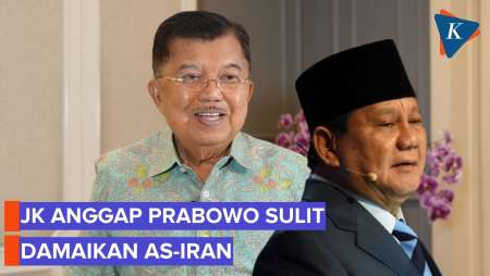 Prabowo Ingin Mediasi AS-Iran, Jusuf Kalla: Kita Tak Setara AS, Bagaimana Mau Mendamaikan