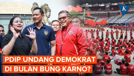 PDI-P Beri Sinyal Undang Partai Demokrat di Puncak Acara Bulan Bung Karno